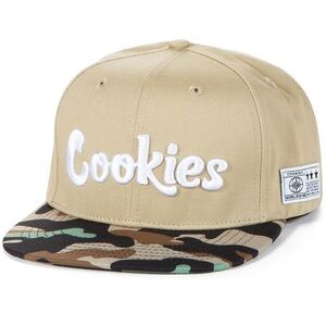 NWT - Retro- Cookies Smoke Ops Camo/Kahki Snapback Hat